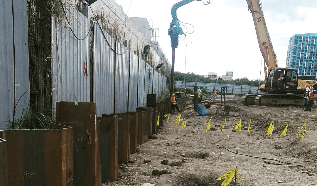 MHZ Sheet Piles Supply and Driving in Manila